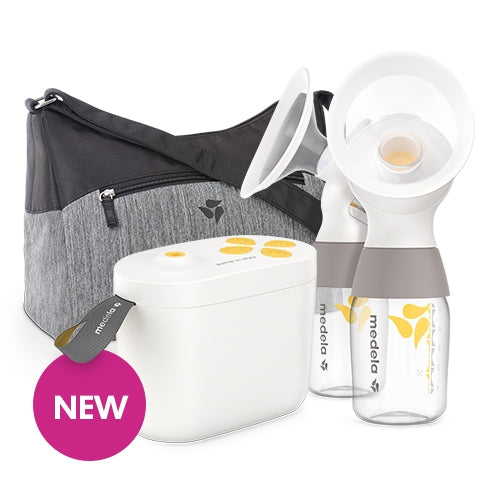Medela breast care products to assist with breastfeeding and