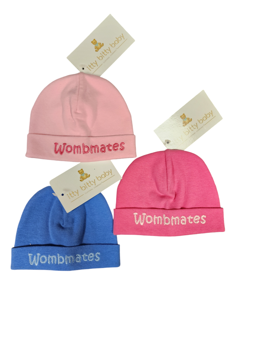 Itty Bitty Baby Embroidered Toques (Wombmates)