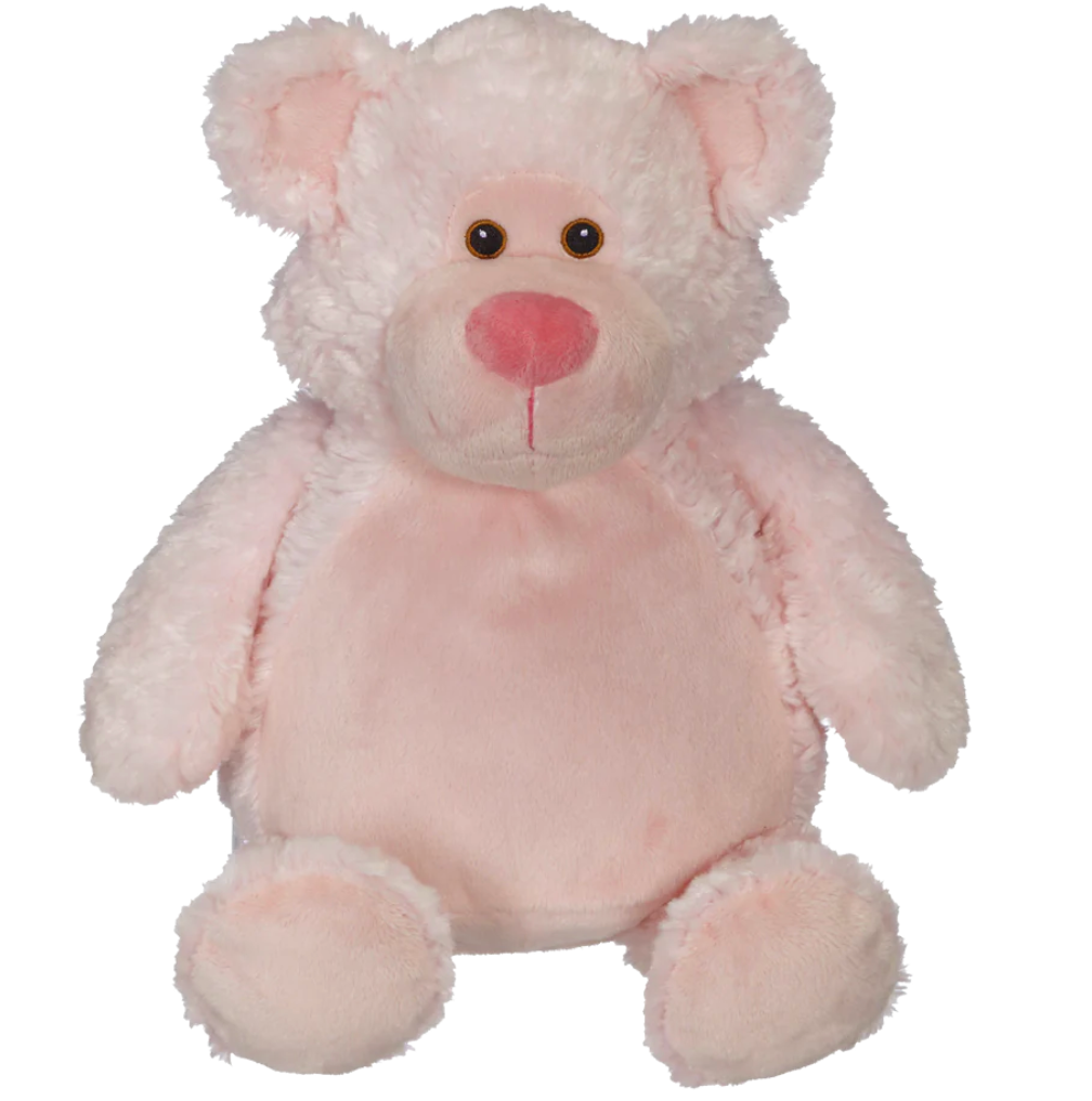 Personalized Stuffed Animal - Pink Teddy Bear