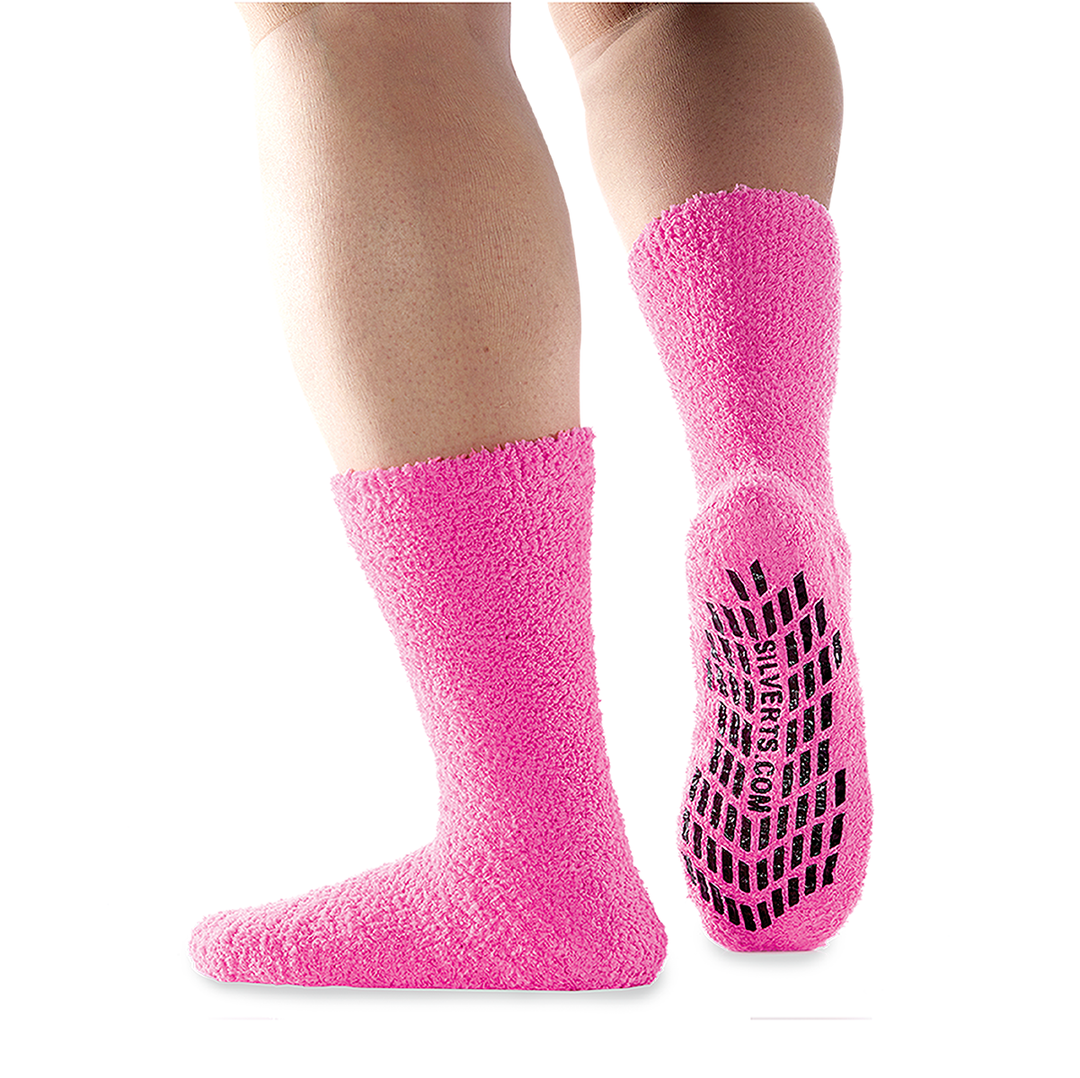 Womens Fuzzy Socks Non-slip Slipper Socks Soft Non Skid Hospital Socks Warm  Grip Socks Winter Plush Cozy Socks