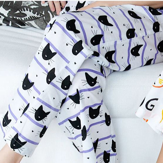 Jammy and Co. Pajamas Cat and Dog Medium Cat